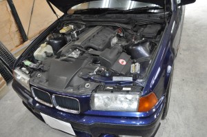 BMW E36 エンジンルーム