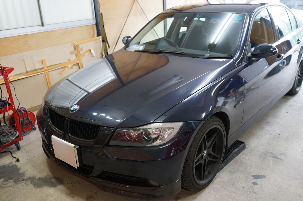 8/26　BMW E90 ABS修理｜DSCハイドロポンプ交換